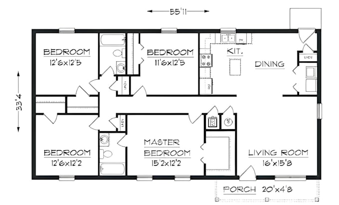 Bestseller - do your architectural drawings and floor plans for city permit