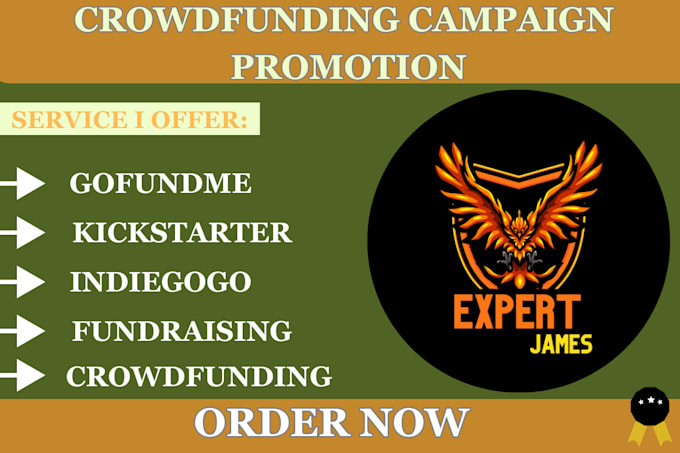 Bestseller - do crowdfunding campaign promotion for gofundme, kickstarter fundraise campaign