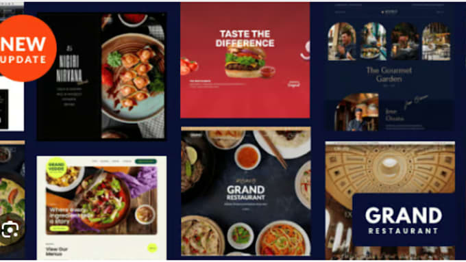 Gig Preview - Design a restaurant website with online food ordering system