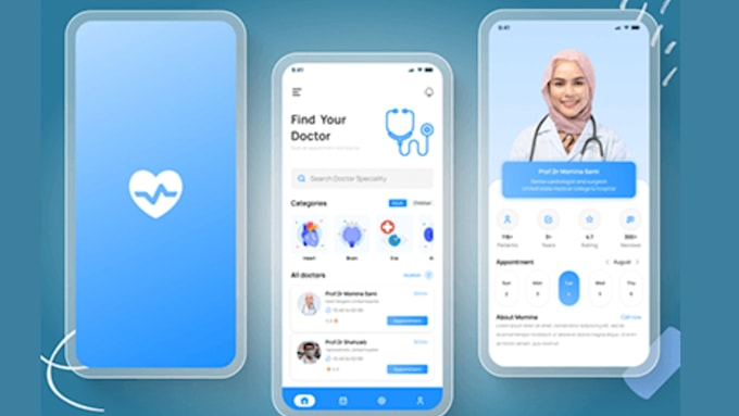 Gig Preview - Do telehealth healthcare telemedicine doctor ai saas appointment booking web app