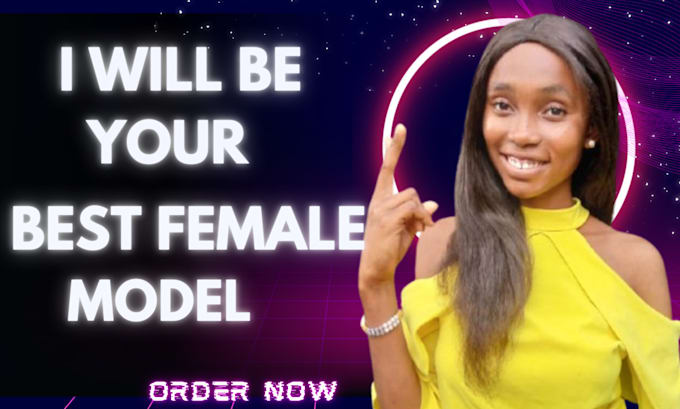 Gig Preview - Be your female model for a video