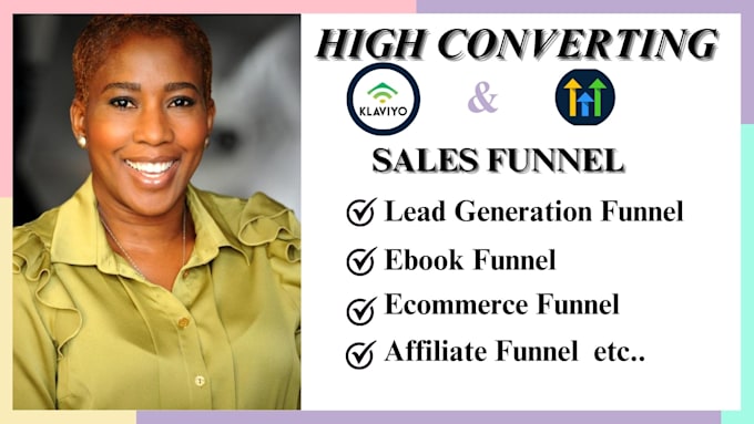 Gig Preview - Build gohighlevel funnel gohighlevel website ghl landing page sales funnel