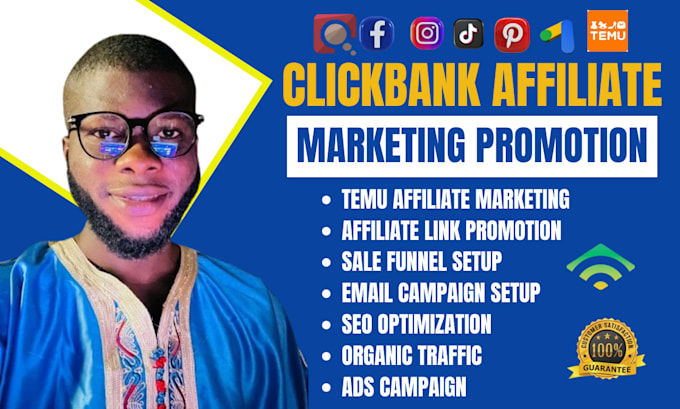 Gig Preview - Promote temu affiliate link promotion,temu affiliate marketing,temu campaign seo