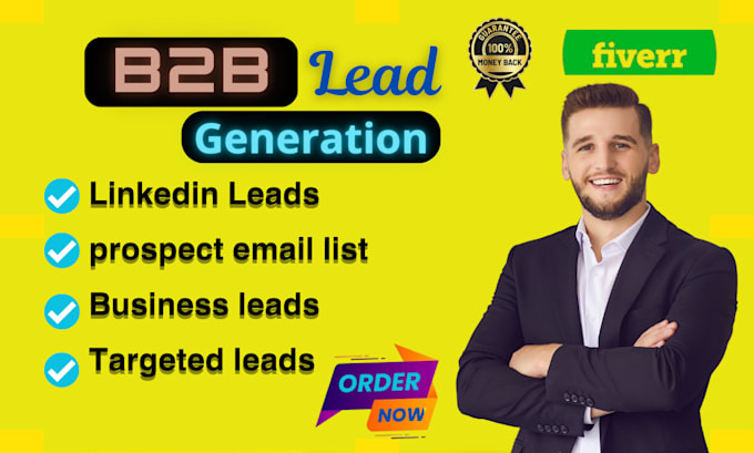 Gig Preview - Build a verified email list for b2b lead generation any industry