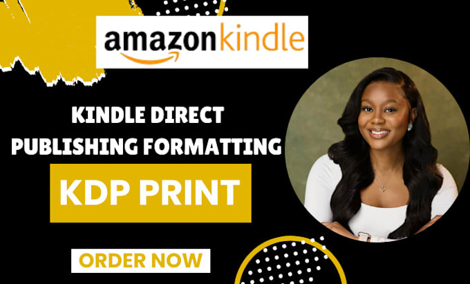 Gig Preview - Do kindle direct publishing formatting book page layout design kdp print