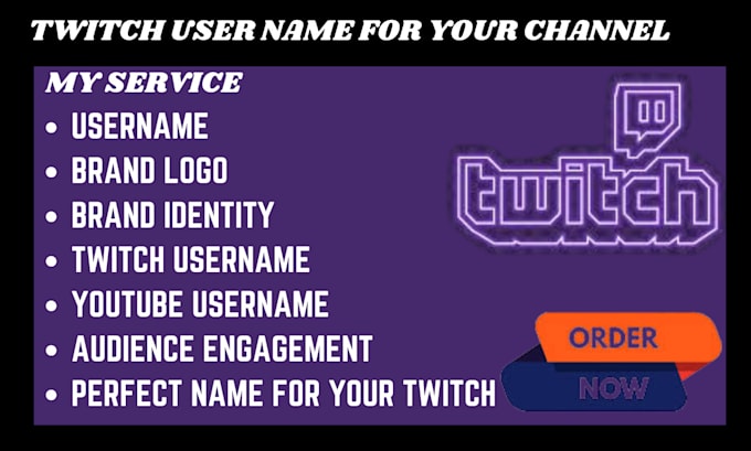 Gig Preview - Do twitch username for your channel overlays panels and other apps