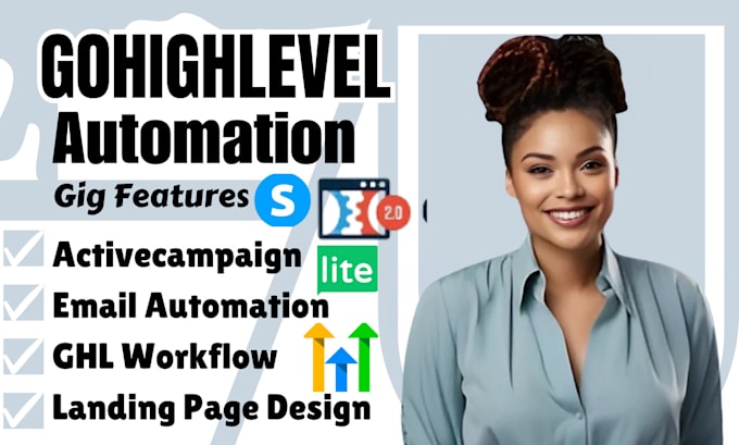 Gig Preview - Do gohighlevel sales funnel automation, mailerlite, clickfunnels, ghl workflow