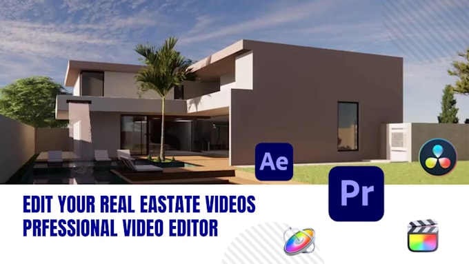 Gig Preview - Edit video real estate video listing for property and house