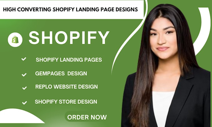 Bestseller - design shopify landing page using gempages pagefly replo shopify seo