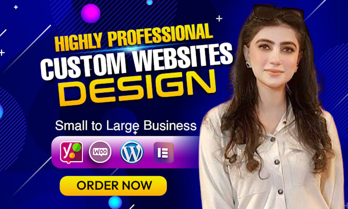 Gig Preview - Do custom website development design and development, wordpress redesign