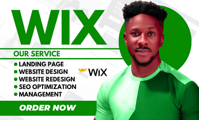 Gig Preview - Build wix website, design, or redesign wix website