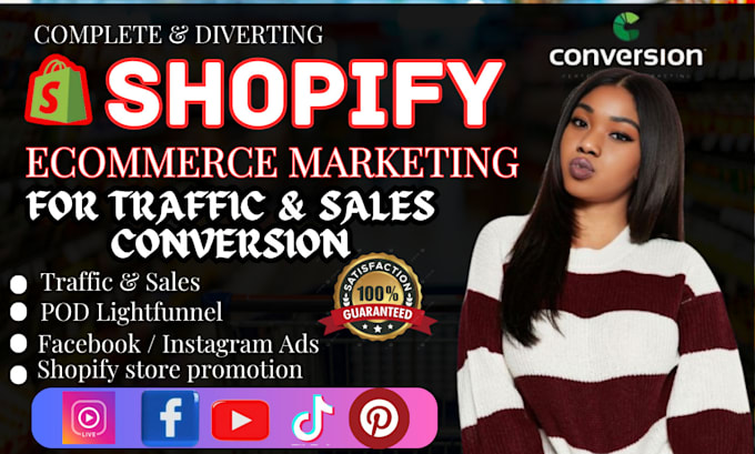 Gig Preview - Shopify store VA, shopify store marketing, store manager, shopify expert