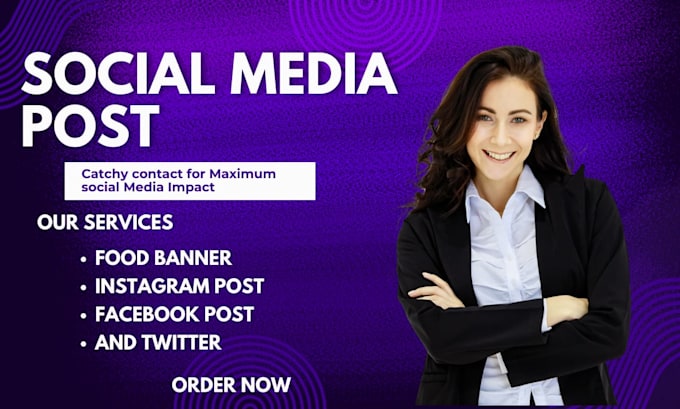 Bestseller - do social media post facebook, food banner and instagram