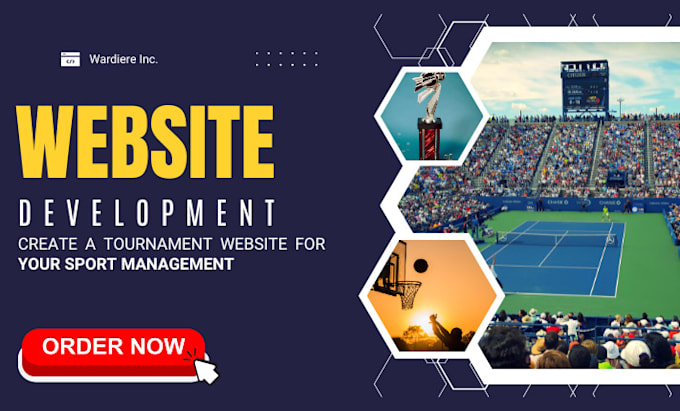 Gig Preview - Build sport tournament website, soccer academy, esport, basketball website