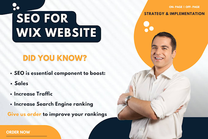 Gig Preview - Optimize website advanced on page SEO for wix google ranking