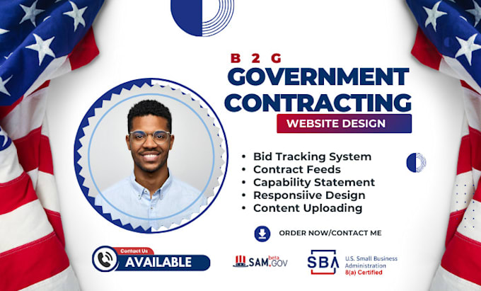 Gig Preview - Crate wining government contract website to win bid on sam gov for llc and 501c3