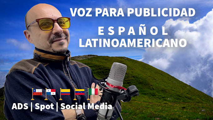 Gig Preview - Do a professional latin american spanish voice over for ads