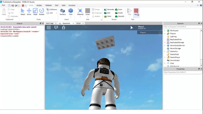 Gig Preview - Roblox scripter in roblox studio,lua programmer, rescript roblox game,simulator