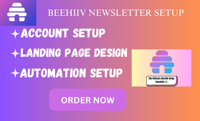 Gig Preview - Set up beehive account beehive newsletter ai newsletter and consultation