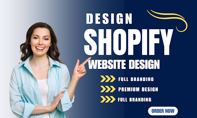 Gig Preview - Redesign shopify website design shopify website redesign shopify store design