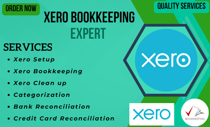 Gig Preview - Assist you in bookkeeping in xero