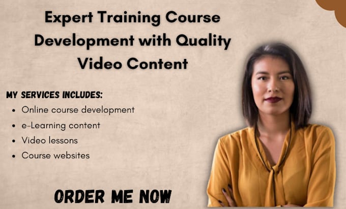 Bestseller - create online course content, video course creation, curriculum, training course