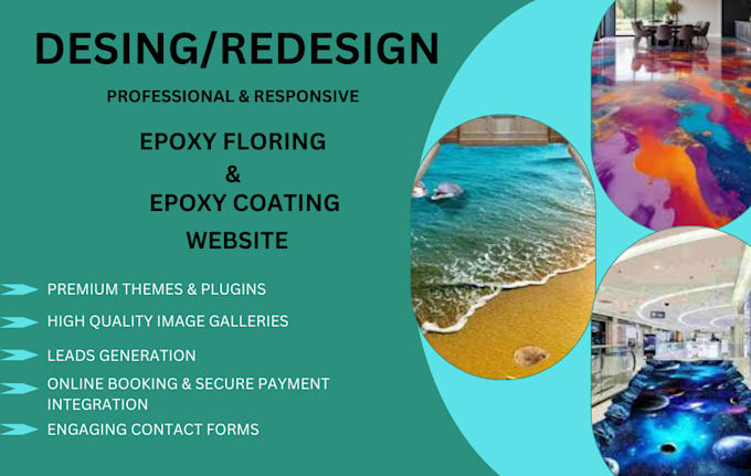 Gig Preview - Epoxy website flooring website epoxy flooring flooring leads epoxy