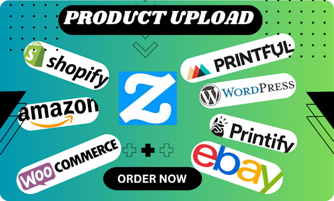 Gig Preview - Upload winning product to any ecommerce website store listing autods supliful cj