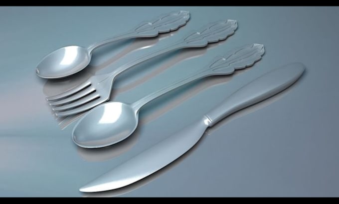 Gig Preview - Do 3d spoon model, 3d pot, 3d kettle model design