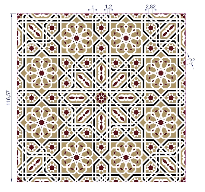 Bestseller - do seamless pattern design or geometric patterns