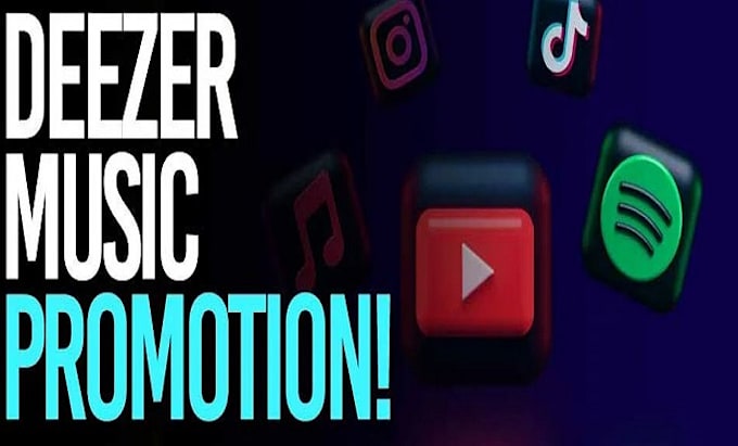 Gig Preview - Do organic promotion for your deezer music to reach real active audience