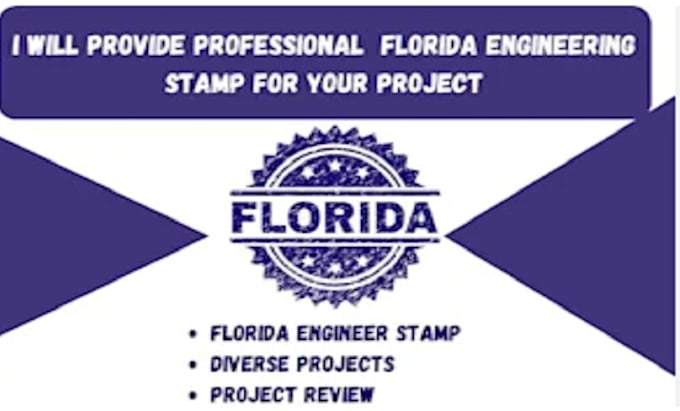 Gig Preview - Provide professional texas, arizona and florida engineering stamp