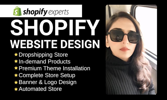 Gig Preview - Build an automated dropshipping shopify store shopify website