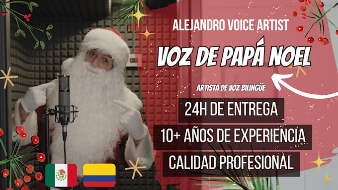 Gig Preview - Record the voice of papá noel