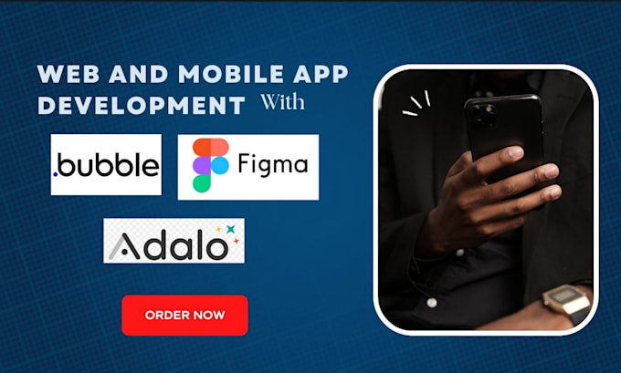 Gig Preview - Build, develop bubble io saas mvp app bubble website developer adalo figma