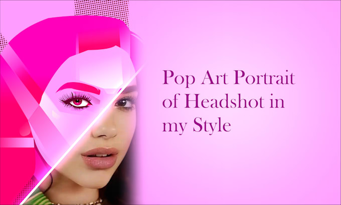 Gig Preview - Draw stylized pop art portrait from your photo