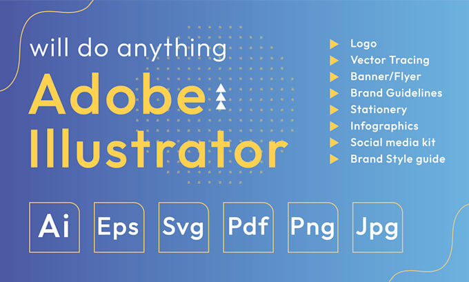 Gig Preview - Do anything in adobe illustrator