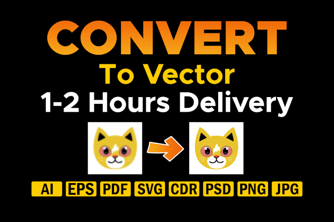 Gig Preview - Do vector tracing or convert to vector quickly