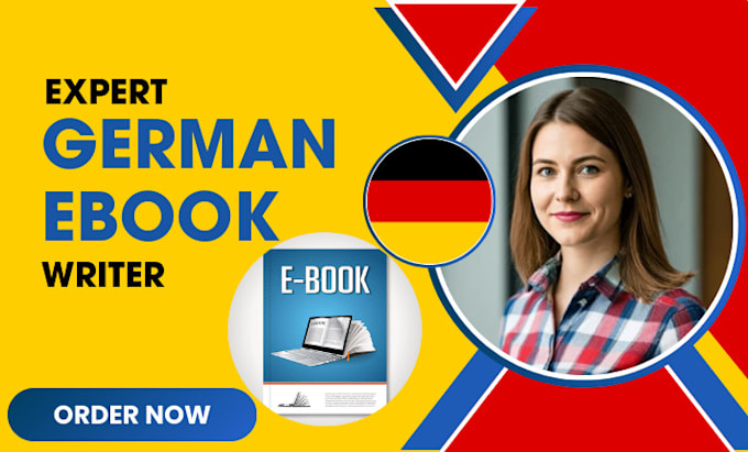 Gig Preview - Write your german ebook or content as a ghostwriter in german