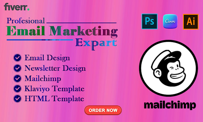 Bestseller - design a professional mailchimp, klaviyo and email marketing newsletter