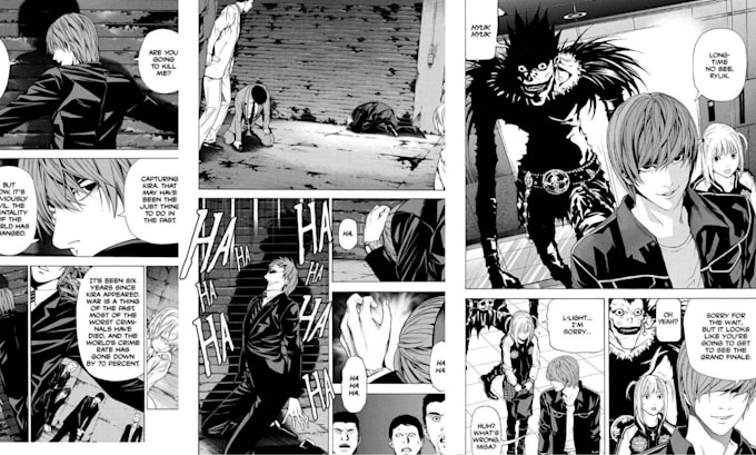 Gig Preview - Anime storyboard in manga style, manga comic page, mangaka, manga illustration