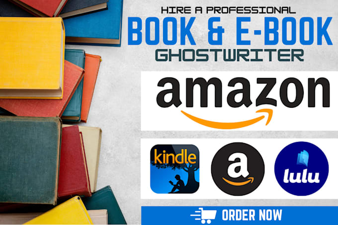 Gig Preview - Ghostwrite your ebook, fiction ghostwriter, book and ebook writing, KDP writing