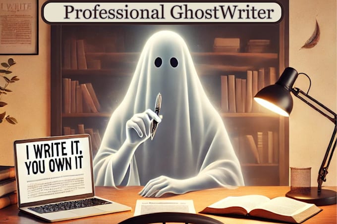 Gig Preview - Ghostwrite unique books and stories with an extraordinary plot