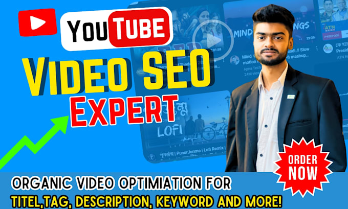 Gig Preview - Do youtube video SEO and optimization for top ranking on search result