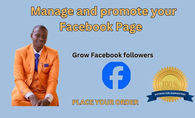 Gig Preview - Promote your page organically to grow followers fast with facebook marketing