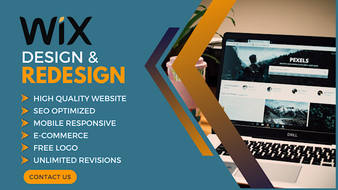 Bestseller - design or redesign your wix website or ecommerce store