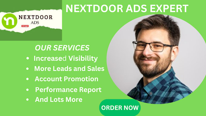 Gig Preview - Be your nextdoor ads expert and help you convert leads