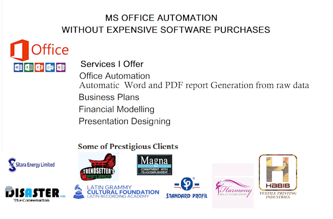 Gig Preview - Make custom office automation solutions