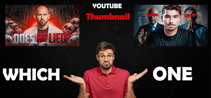 Gig Preview - Design creative and modern youtube thumbnails for you