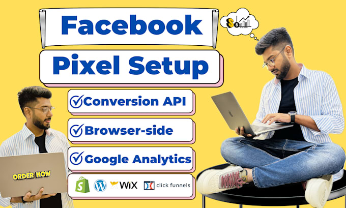 Gig Preview - Setup meta pixel conversion API, fix fb pixel, ga4, server side tracking via GTM